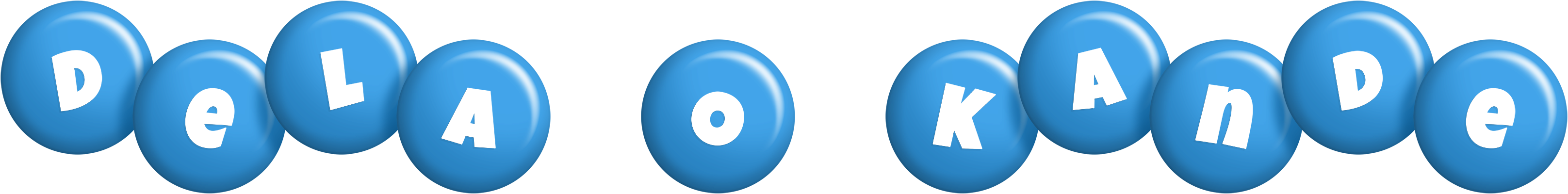 Dela O Kande candy-blue logo
